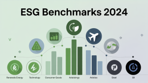 Benchmarks ESG por setor em 2024: descubra quais indústrias lideram e quais ainda enfrentam desafios em sustentabilidade.